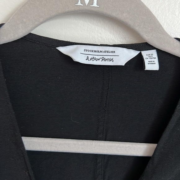 & OTHER STORIES Button Up Mini A Line Dress Size 0 - Picture 5 of 7